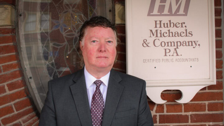Professional accountant outside Huber, Michaels & Company, P.A. in Pennsylvania.